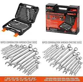 Набори інструментів, ключів, головок, шестигранників