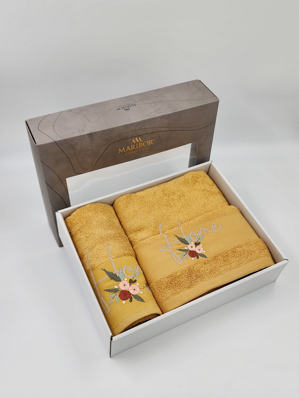 Подарунковий набір рушників Maribor 3 шт. Home Hardal, фото 1