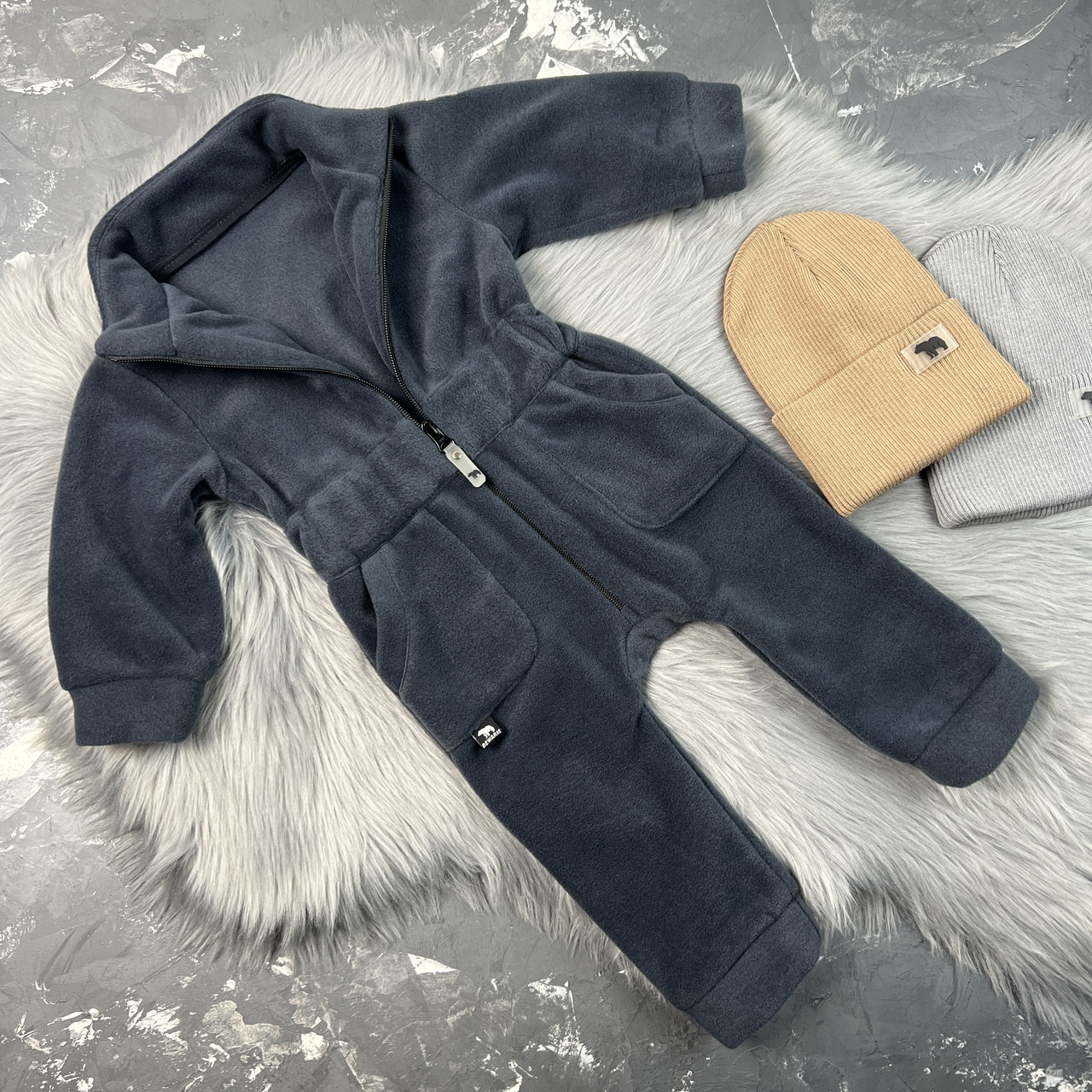 Ромпер Polar Fleece BEWARM Olimpik Graphite