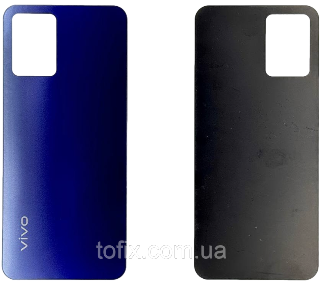 Задня панель корпусу (кришка акумулятора) Vivo Y21/Y21S/Y21a/Y21e оригінал, Metallic Blue