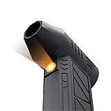 Міні вентилятор турбінний з ліхтариком Mini Jet Fan Акумуляторна повітродувка Бездротовий турбовентилятор, фото 7