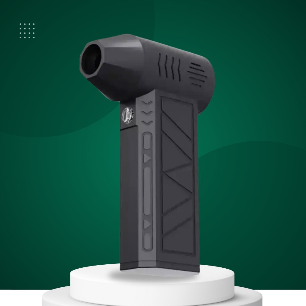 Міні вентилятор турбінний з ліхтариком Mini Jet Fan Акумуляторна повітродувка Бездротовий турбовентилятор