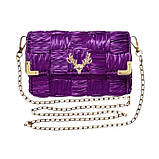 Набір - Замок Олень колір золото + Куточки для клапана №10 + Ручка-ланцюжок+Канва + Фурнітура для сумки, фото 3