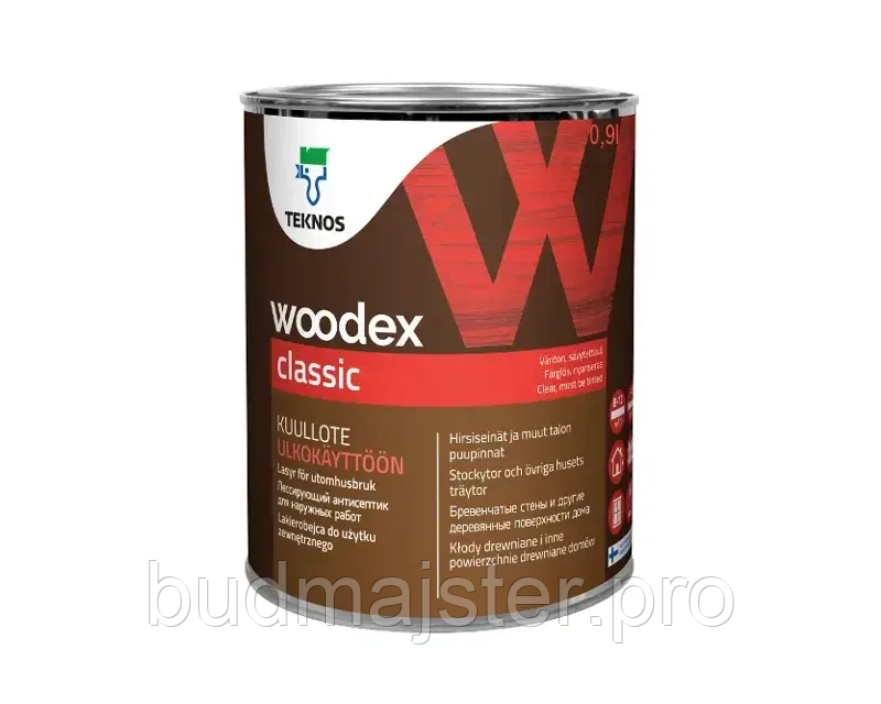 Засіб Teknos WOODEX CLASSIC, 0.9 л.