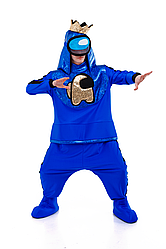 Синій AmongUs Амонг Ас карнавальний костюм для аніматорів