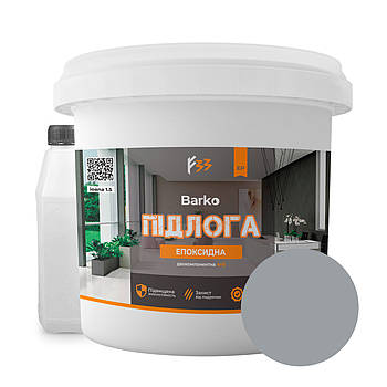 Епоксидна підлога Barko 10 кг світло-сірий