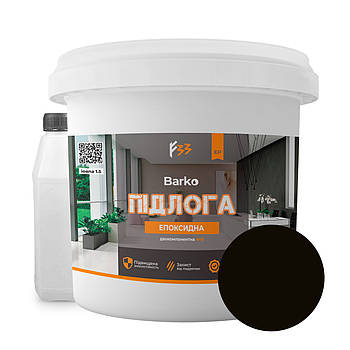 Епоксидна смола для підлоги Barko 10 кг чорний
