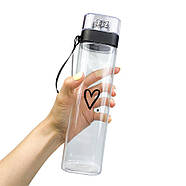 Пляшка для води ZIZ «Сердечко» (700 мл), фото 5