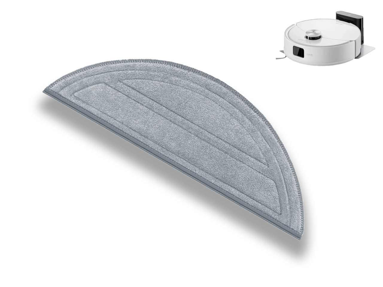 Мікрофіброва серветка для робота-пилососа Roborock Q10 / Q10 PF / Q10 PF+ / Q10 VF / X5 / Q10P / Q8+ / Q8 Max Pro Plus, фото 1