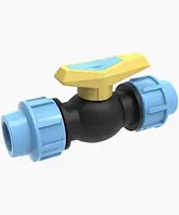 Кран кульовий затискний ∅ 25