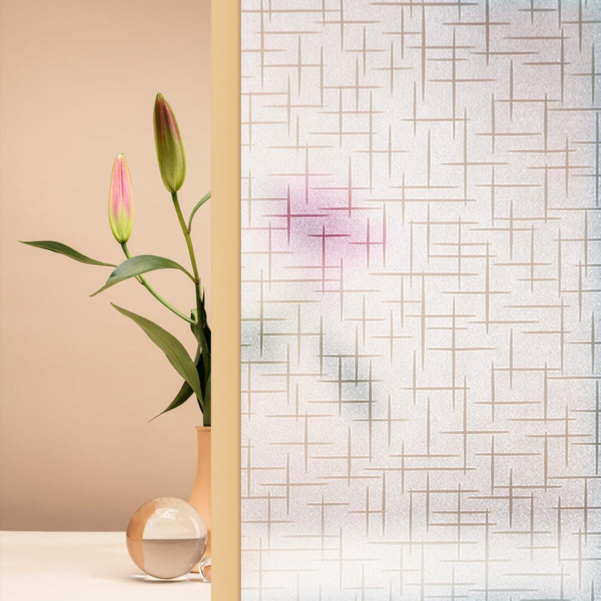 Плівка віконна 3м*60см сонцезахисна вітражна декоративна в рулоні абстракція