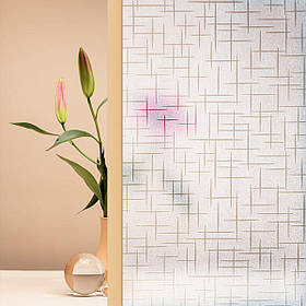 Плівка віконна 3м*60см сонцезахисна вітражна декоративна в рулоні абстракція