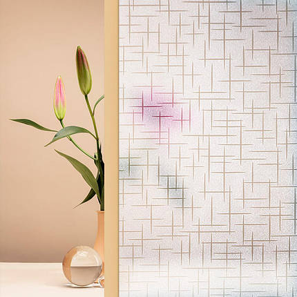 Плівка віконна 3м*60см сонцезахисна вітражна декоративна в рулоні абстракція, фото 1