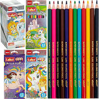 От 12 шт. Олівець 12 кольорів   Luva   Ellott CQ3001-12 купить оптом