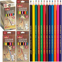 От 12 шт. Олівець 12 кольорів   Luva   Ellott CQ3004-12 купить оптом