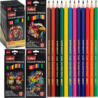 От 12 шт. Олівець 12 кольорів   Luva   Ellott CQ3006-12 купить оптом