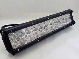 Світлодіодна LED балка D 72W Silver 300x100x65 LEADER фара люстра на авто