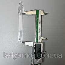 010 КОРОТКИЙ СТИЛІТ. ПРОЗОРІ тіпси-віяло на кільці Lady Arms, фото 6