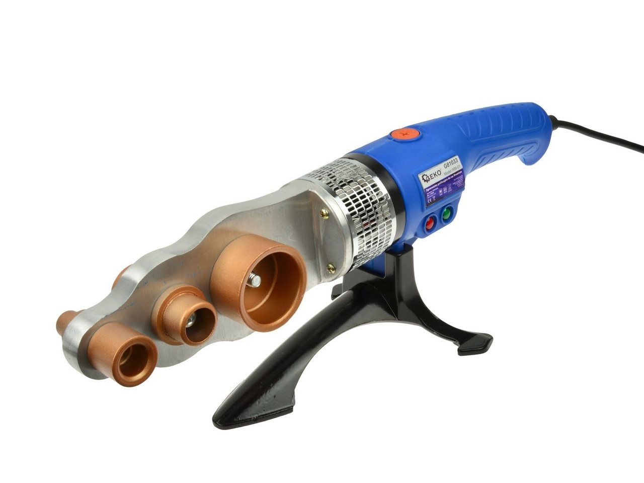 Трубозварювальний апарат 16–63 мм premium geko g81033, паяльник для труб, зварювальний апарат для труб, фото 1