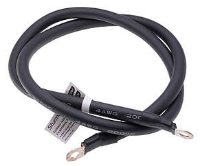 Кабель мідний для з'єднання АКБ 100 см 25 мм/кв М8 чорний BCM-B25100