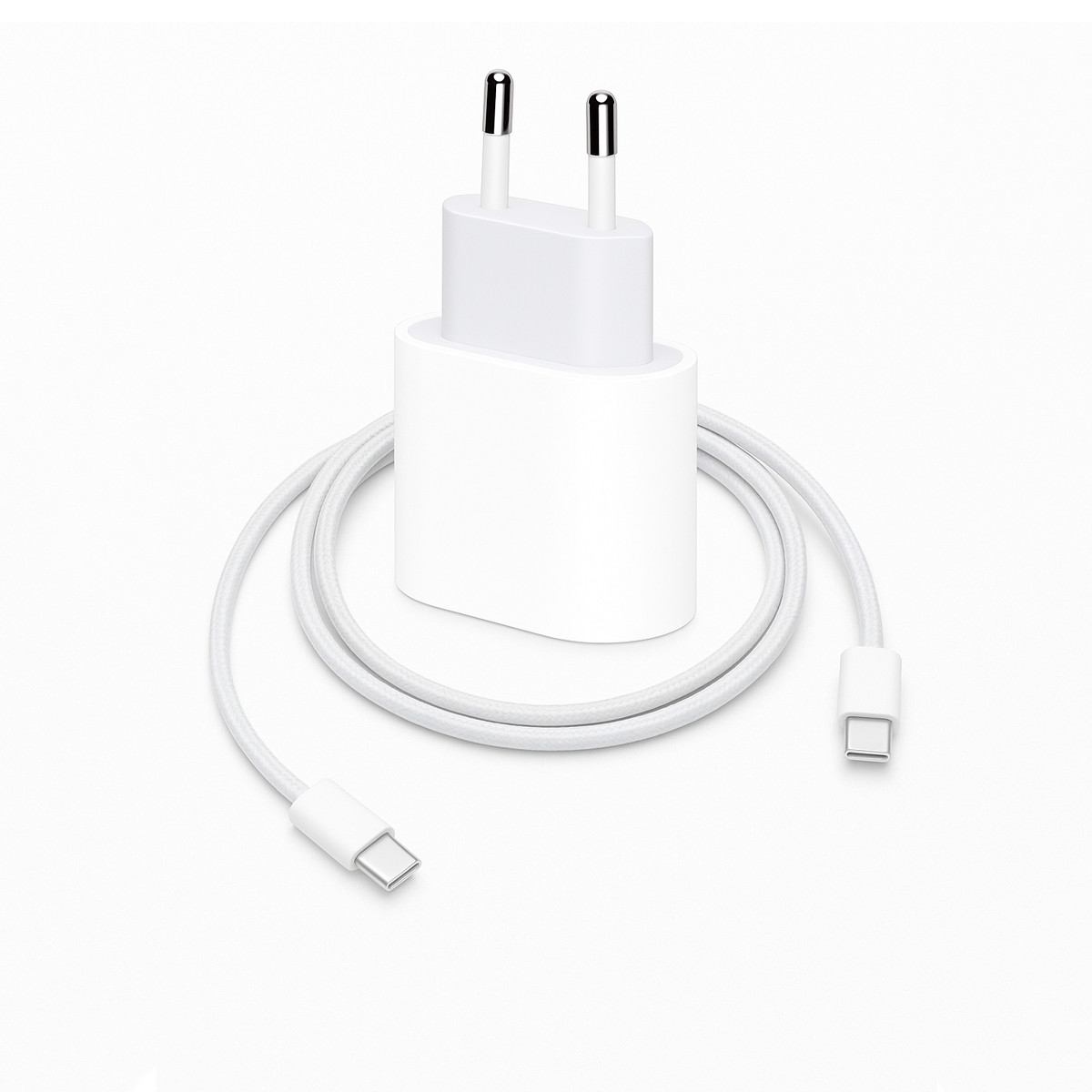 Зарядний пристрій для телефону 35W Adapter з кабелем, Білий, адаптер для телефону - айфона, сзу, фото 1