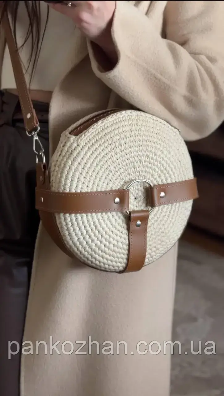 Майстер клас по в’язанню круглої сумки МК 7.0, фото 1