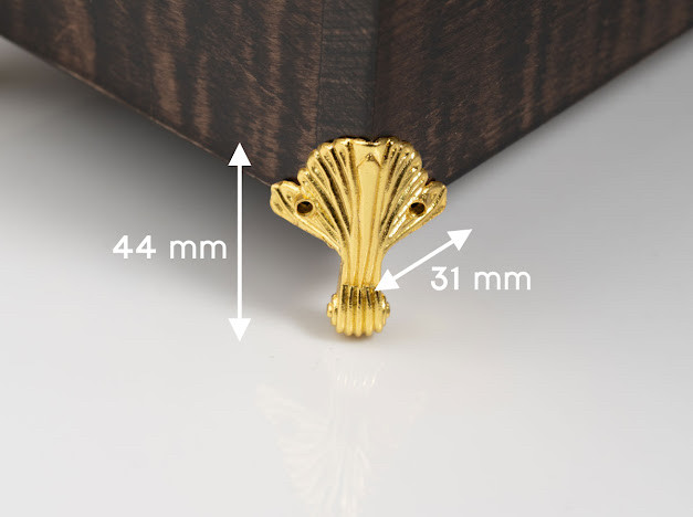 Ніжка для органайзерів. Колір "золото". 44х31мм, фото 1