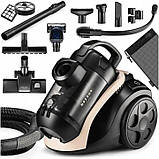 Пилосос без мішка циклонний безмішковий Mozano Smart 2 л HEPA-фільтр циклонний фільтр турбощітка, фото 2