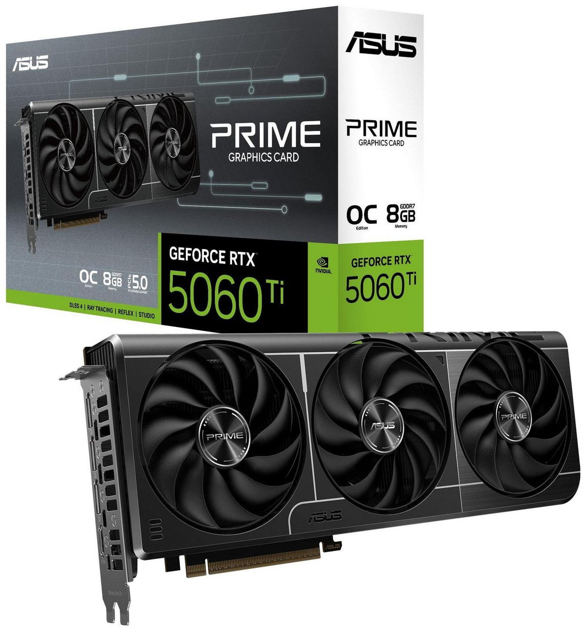 Відеокарта Asus GeForce RTX 5060 Ti Prime OC 8GB , Гарантія, фото 1