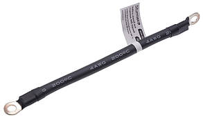 Кабель мідний для з'єднання АКБ 20 см 25 мм/кв М8 чорний BCM-B2520