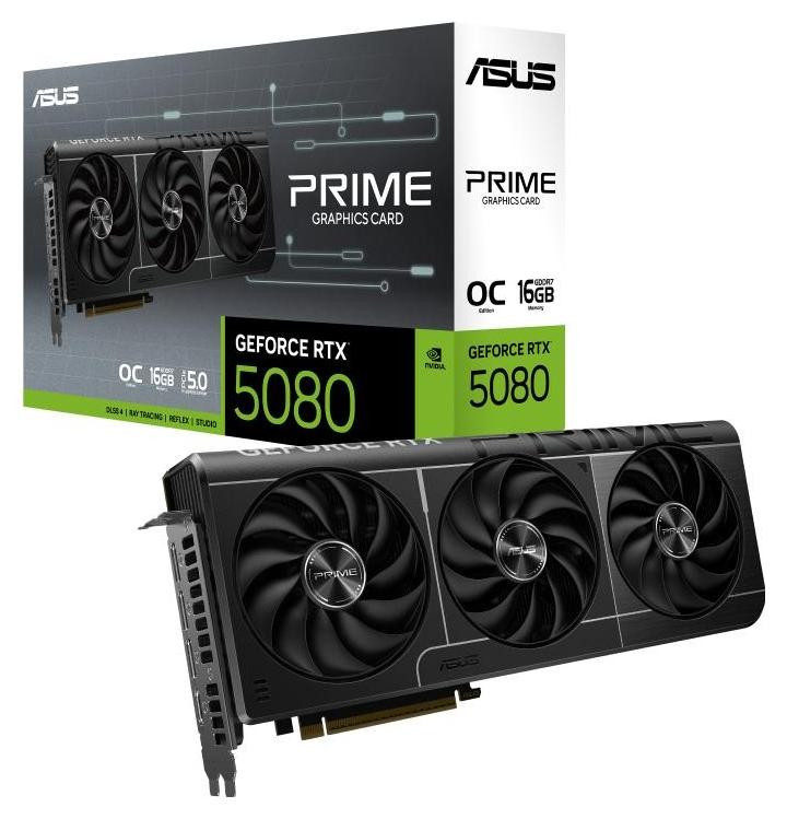 Відеокарта Asus GeForce RTX 5080 Prime OC 16GB , Гарантія, фото 1