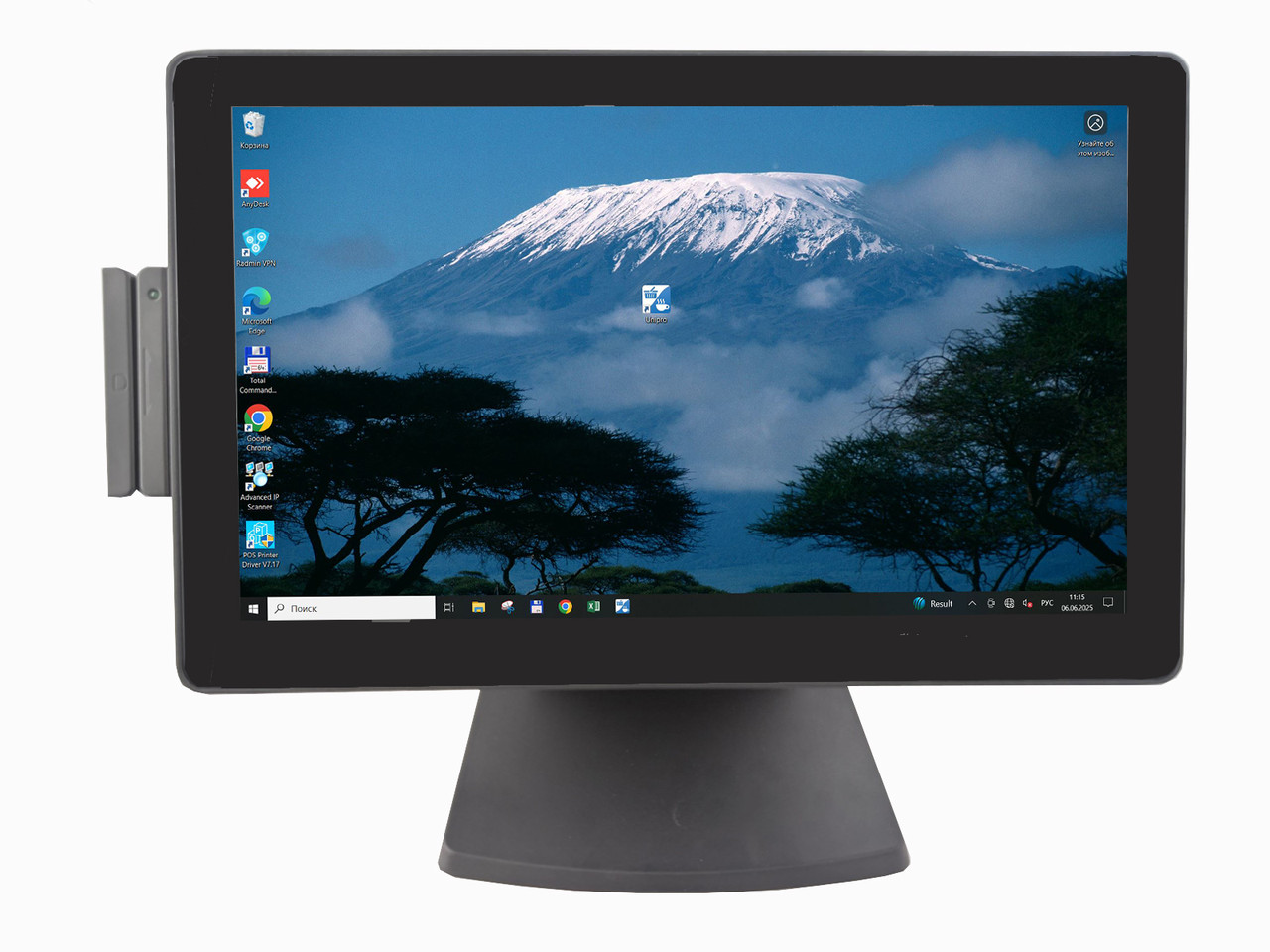 Сенсорний POS-термінал ASAP POS K156W (Intel Celeron J4125 2.7 GHz/8Gb/128Gb SSD/FHD LCD 15.6" 1920x1080/емкосний тачскрин)