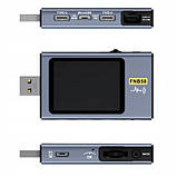 USB тестер струму, напруги, ємності, Bluetooth, FNIRSI FNB58, фото 2