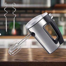 Ручний електричний міксер 800Вт HM-8839 Hoffmans Electronics 5 швидкостей та 4 насадки кухонний для дому