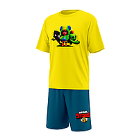 Літній костюм для хлопчика Бравл Старс, 2-16 років