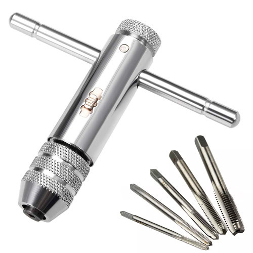 Вороток Т-подібний тримач із набором мітчиків М3-М8, фото 1