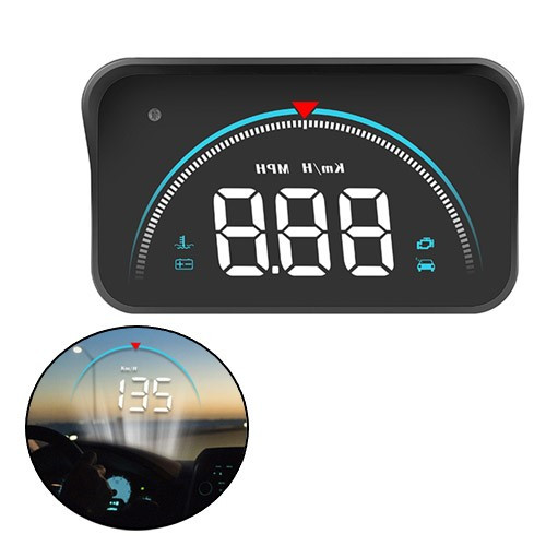 Проєктор приборної панелі на лобове скло OBD2 HUD M8 3.5", фото 1