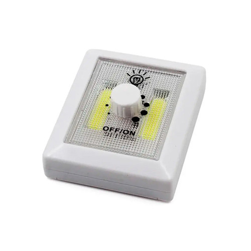 LED світильник настінний з регулятором на батарейках, магніт і липучка, фото 1