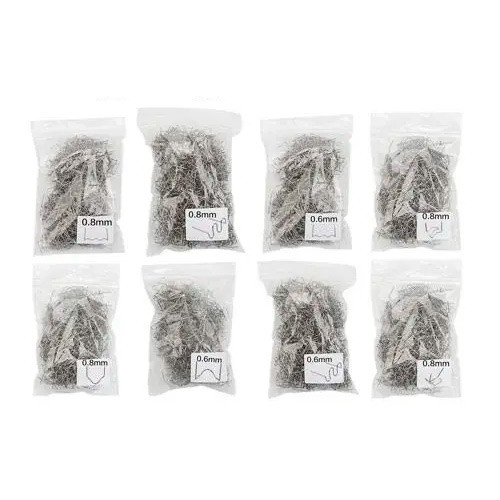 Набір скоб 800шт для гарячого степлера термостеплера, 8 видів, фото 1