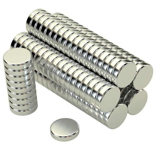 Магніти неодимові сильні 8х2мм N35 100шт, фото 1