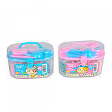 Моделін 18 кольорів, повітряний пластилін, маса тісто для ліплення, у відрі, фото 2