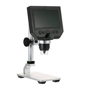 Мікроскоп цифровий з 4.3 РК на штативі, 1050мАг, MicroSD, 3.6Мп, 1-600X, G600