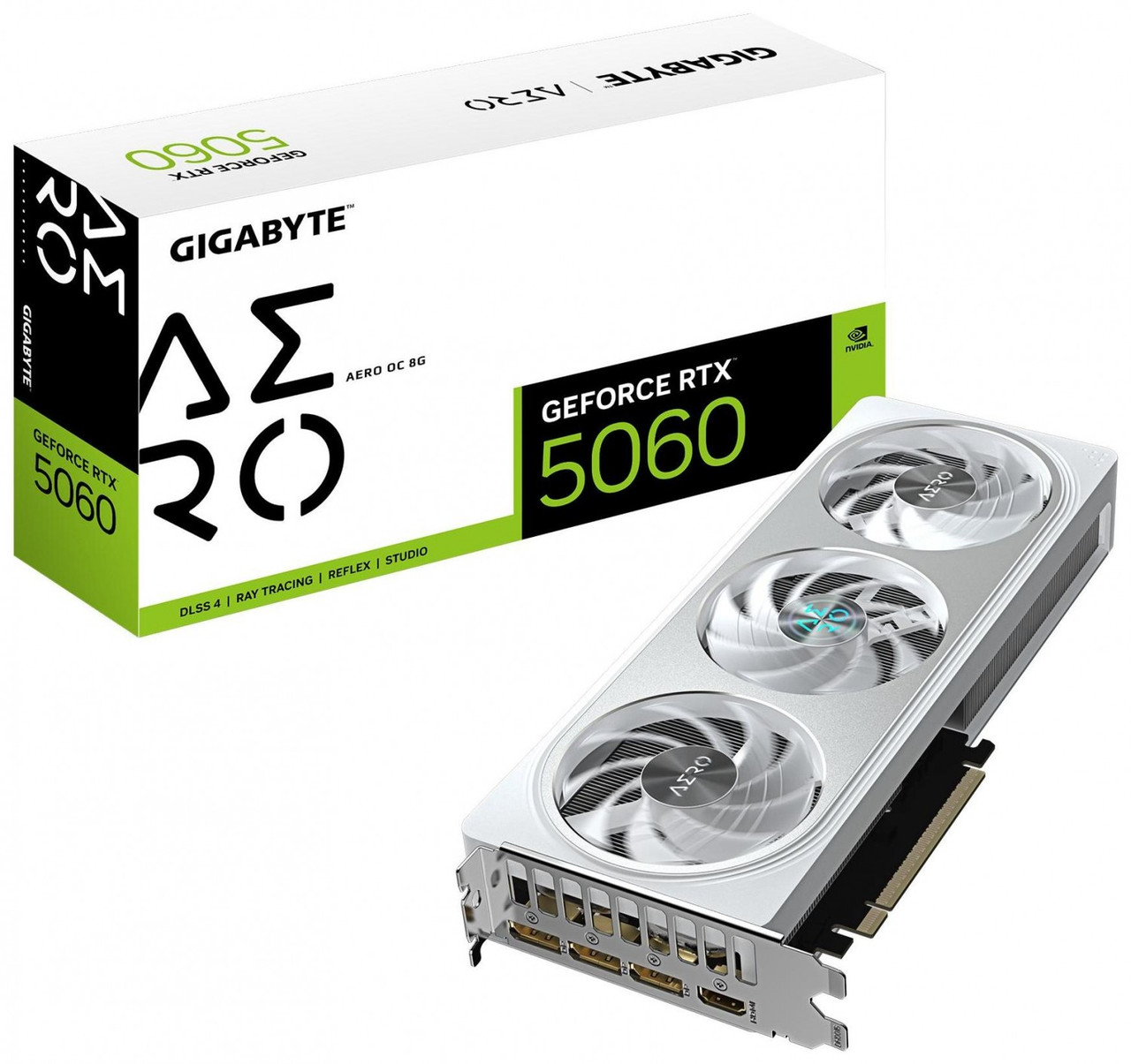 Відеокарта Gigabyte GeForce RTX 5060 Aero OC 8GB , Гарантія, фото 1