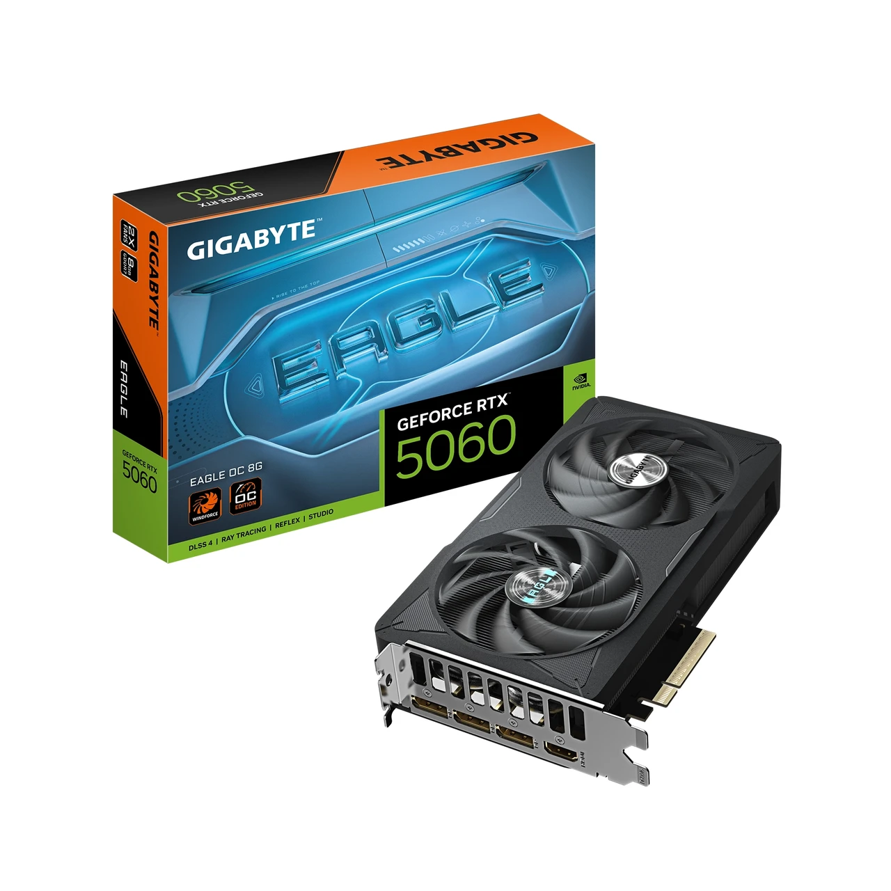 Відеокарта Gigabyte GeForce RTX 5060 Eagle OC 8GB , Гарантія, фото 1