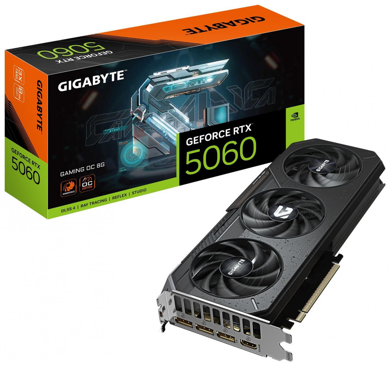 Відеокарта Gigabyte GeForce RTX 5060 Gaming OC 8GB , Гарантія, фото 1