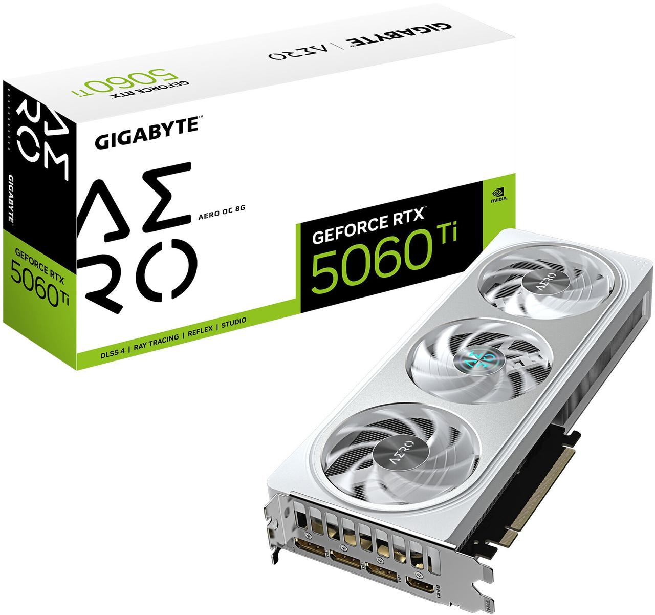 Відеокарта Gigabyte GeForce RTX 5060 Ti Aero OC 8GB , Гарантія, фото 1