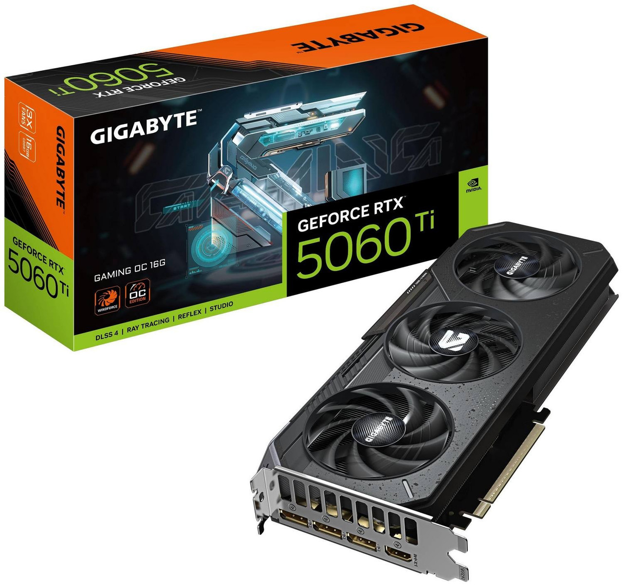 Відеокарта Gigabyte GeForce RTX 5060 Ti Gaming OC 16GB , Гарантія, фото 1