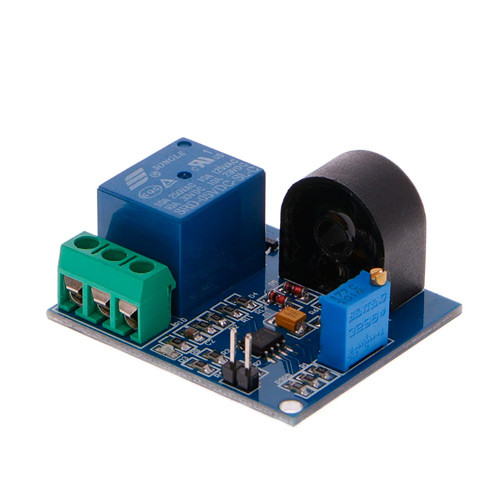 Датчик виявлення AC струму 5А з реле 5В і захистом від перевантаження по струму, фото 1