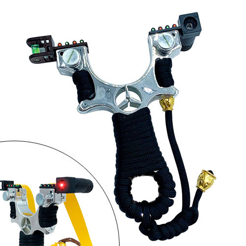 Рогатка з нічним прицілом і рівнем для спорту, технологічна, Мерседес, фото 1