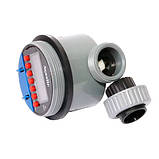 Таймер поливу з кульовим клапаном цифр. кер Aqualin YL21026A під датчик дощу, фото 4